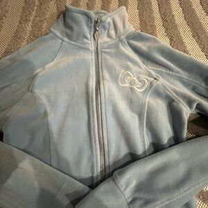 Hello Kitty with angel wings Light Blue Jacket